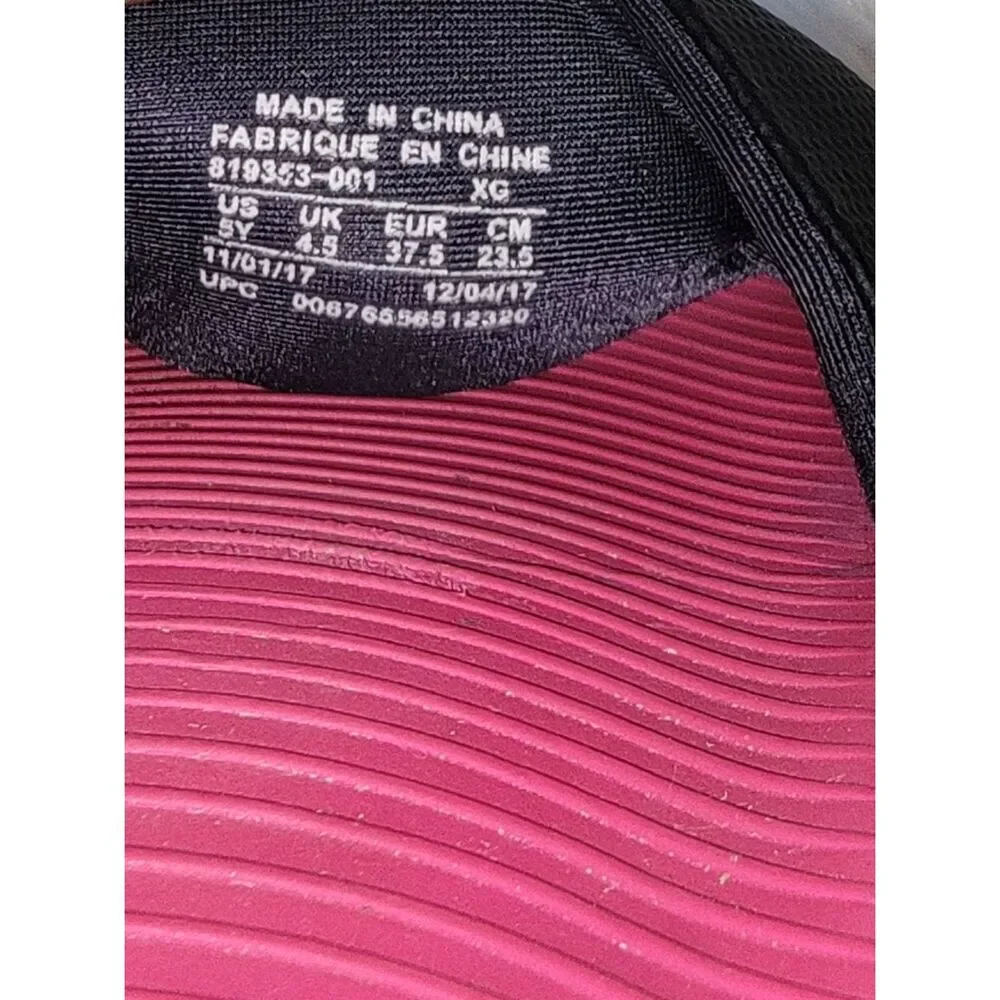 🆕️🩴Nike KAWA SLIDE SANDAL, Pink/Black, 5Y